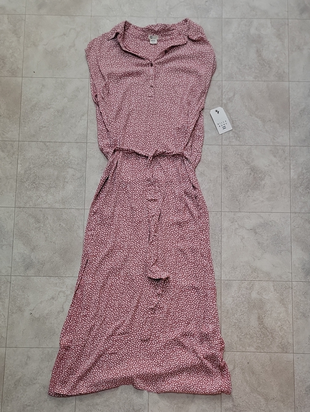 Billabong Dusty Rose Printed Maxi Dress